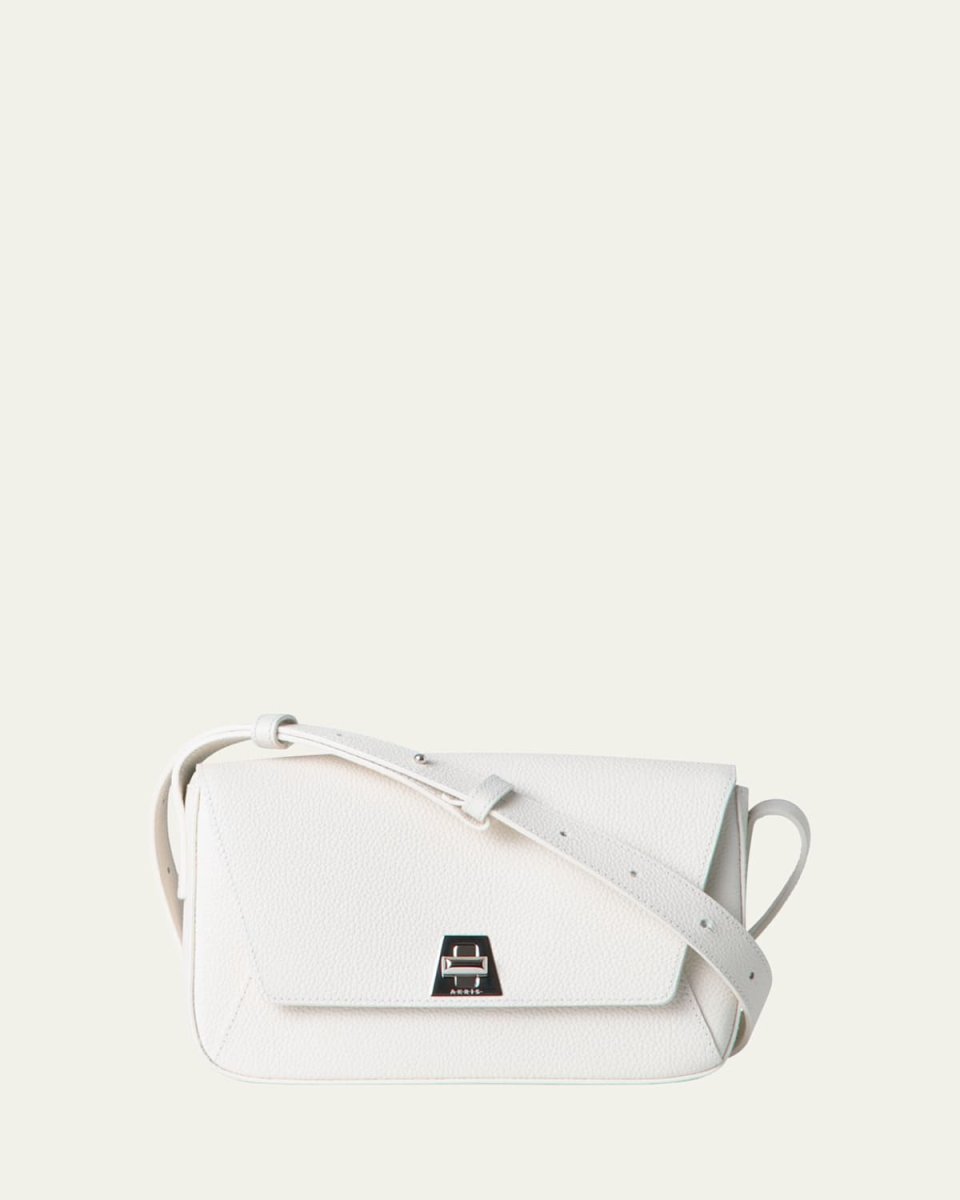 Anouk Lite Flap Leather Crossbody Bag
